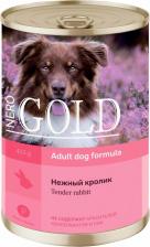 Корм для собак Nero Gold Консервы для собак ADULT DOG TENDER RABBIT с нежным кроликом, 415 г