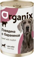 Корм для собак Organix Консервы для собак, говядина и баранина, 410г