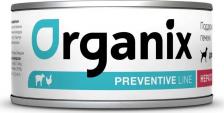 Корм для собак Organix Влажный корм для собак Preventive Line для печени с говядиной 24 шт по 100 г