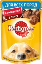 Pedigree пауч для собак (кусочки в соусе) (Говядина, 85 г.)