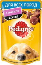 Pedigree Влажный корм для взрослых собак всех пород с ягненком в желе 85г