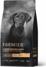 Корм для собак Premier Корм сухой PET Индейка для юниоров средних и крупных пород, 10 кг