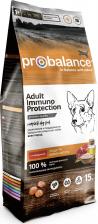 ProBalance Корм для собак Immuno Adult сухой говядина, 15 кг