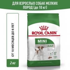 Корм для собак Royal Canin Корм для собак Mini Adult, 2 кг