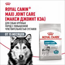 Корм для собак Royal Canin MAXI JOINT CARE корм для собак крупных пород c повышенной чувствительностью суставов