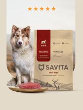 Корм для собак Savita сухой корм беззерновой корм для собак с олениной, GRAIN FREE ADULT, Venison & Potato, 18 кг