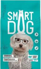 Корм для собак Smart Dog Сухой корм для взрослых собак всех пород с ягненком, лососем, индейкой, 3 кг