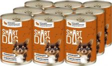 Корм для собак Smart Dog Влажный корм для собак индейка и перепелка 240г