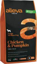 Корм для собак ZooExpress Корм сухой ALLEVA NATURAL DOG Puppy Chicken & Pumpkin Medium для щенков с курицей и тыквой 2 кг 2042