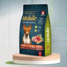 Корм для собак Зоогурман Holistic сухой корм для собак мелких и средних пород, с уткой, рисом и клюквой - 1,5 кг