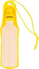 Кормушка Petmax Бутылка для воды для кошек и собак, 250 мл, желтая