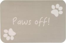 Кормушка Petmax Коврик под миску Paws off, 43х28см