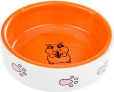 Кормушка Petmax Миска для грызунов Лапки 8,5 см
