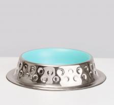 Кормушка Rurri Миска Colorfill candy, 230 мл, голубая