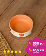 Кормушка Tappi Миска для кошек и собак керамическая Кошки 350 мл
