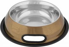 Кормушка Tappi Миска Кастор, золотая, 0,47л