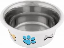 Кормушка Tappi Миска Уанвилл, белая, средняя, 0,85 л