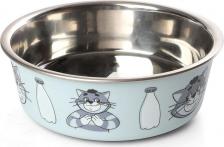 Кормушка Triol Миска металлическая Матроскин, 0.25л