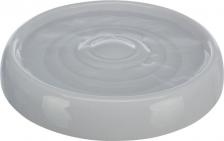 Кормушка Trixie Одинарная миска для кошек, керамика, серый, 0,2 л