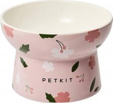 Кормушка Xiaomi Миска для кошек и собак Petkit керамическая розовая, 300 мл