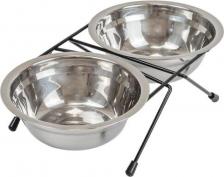 Кормушка Yami-Yami миски Напольная подставка с мисками 2*0,5л 1311черн, 0,314 кг