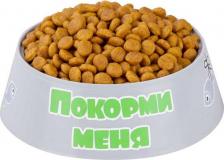 Кормушка Zoo Plast Миска для кошек "Барсик" пластик 0,3 л 4627138649183