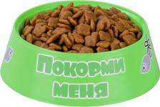 Кормушка Zoo Plast Миска для кошек "Барсик" пластик 0,3 л