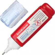 Корректирующее средство Erich Krause Ручка-корректор 12 мл, Arctic White, с металлическим наконечником