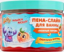 Пена для ванны Baffy Пена-слайм для ванны детская с сюрпризом Нежный персик, 300 мл
