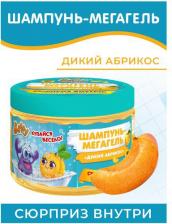 Шампунь Baffy Шампунь-мегагель детский с сюрпризом Дикий абрикос, 300 мл. D0151-A