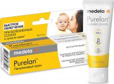 Косметика для мам Medela Purelan 100 крем для сосков антисептический при трещинах, 37 г