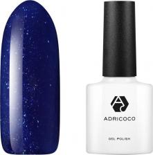 Косметика для ногтей Adri Coco Цветной гель-лак №096 мерцающий темно-синий (8 мл.)