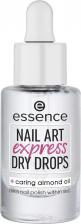 Косметика для ногтей Essence Лак для ногтей Верхнее покрытие для быстрого высыхания лака "Экспресс сушка" Express dry drops