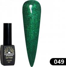 Косметика для ногтей Global Fashion Гель лак BLACK ELITE 049, 8 мл