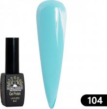 Косметика для ногтей Global Fashion Гель лак BLACK ELITE 104, 8 мл