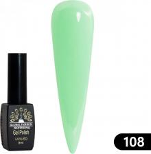 Косметика для ногтей Global Fashion Гель лак BLACK ELITE 108, 8 мл