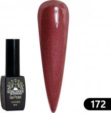 Косметика для ногтей Global Fashion Гель лак BLACK ELITE 172, 8 мл