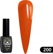 Косметика для ногтей Global Fashion Гель лак BLACK ELITE 200, 8 мл