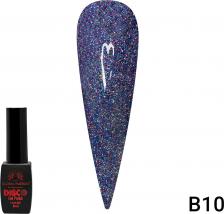 Косметика для ногтей Global Fashion Гель лак Disco Gel Polish, светоотражающий, 8 мл B10