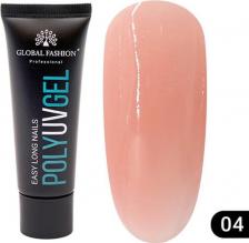 Косметика для ногтей Global Fashion Поли UV гель (Полигель) 30 г 09 прозрачный