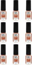 Косметика для ногтей Jeanmishel Лак для ногтей Gel 6 мл тон 144 розово-кремовый матовый