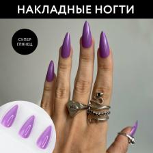 Косметика для ногтей Miami Tattoos Набор накладных ногтей Gloss Lavander