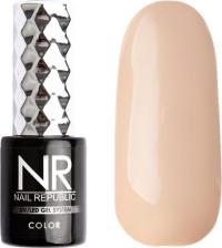 Косметика для ногтей Nail Republic Лаки для ногтей NR-000 Гель-лак для френча, Экстра белый 4603744440444