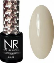 Косметика для ногтей Nail Republic Лаки для ногтей NR-000 Гель-лак для френча, Экстра белый 4603744445760