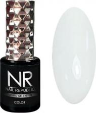 Косметика для ногтей Nail Republic Лаки для ногтей NR-000 Гель-лак для френча, Экстра белый 4603744450917