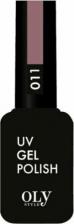 Косметика для ногтей OlyStyle Гель-лак для ногтей UV Gel Polish №011 (темный лилово-бежевый) (10 мл)