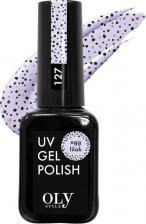 Косметика для ногтей OlyStyle Гель-лак для ногтей UV Gel Polish т.127 Egg lilak 10 мл