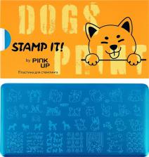 Косметика для ногтей Pink Up Пластина для стемпинга STAMP IT! DOG`S PRINT