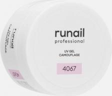 Косметика для ногтей RuNail Гель для наращивания и моделирования ногтей УФ гель однофазный моделирующий полигель для укрепления ногтей для маникюра для педикюра для рук для ног 4630075754940