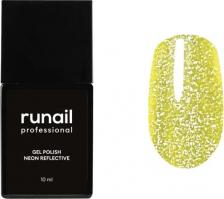 Косметика для ногтей RuNail Гель-лак неоновый светоотражающий №9054 10 мл